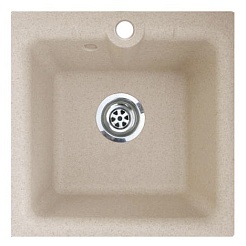 Granfest Мойка кухонная Practic GF-P420 Песочный – фотография-1